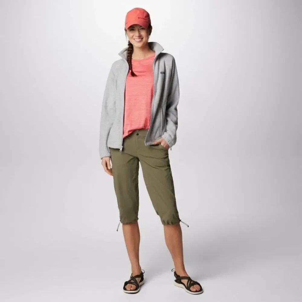 Columbia Gray Benton Zip Up Fleece